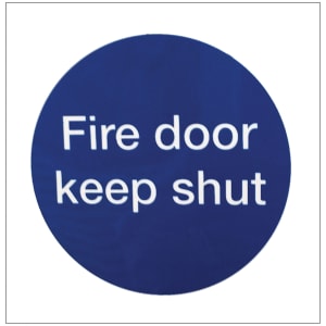 4FireDoors Fire Door Keep Shut Safety Sign - 70 x 70mm - Pack of 2 Price Comparisons | Compare The Build