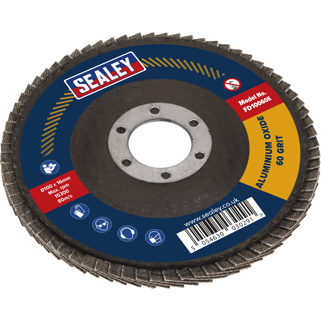 Sealey Aluminium Abrasive Flap Disc 100mm 60g | Compare The Build