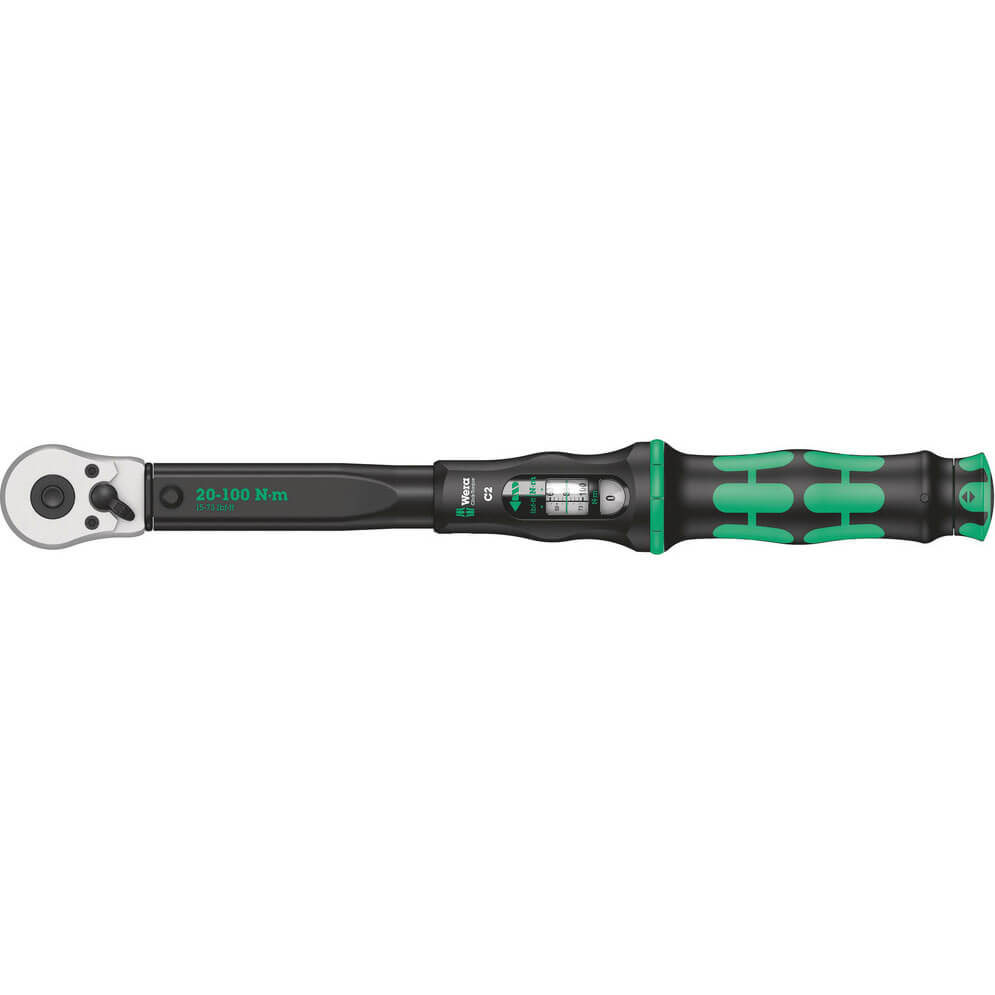 Wera 1/2" Drive Click Torque C2 Torque Wrench 1/2" 20Nm - 100Nm Price Comparisons | Compare The Build