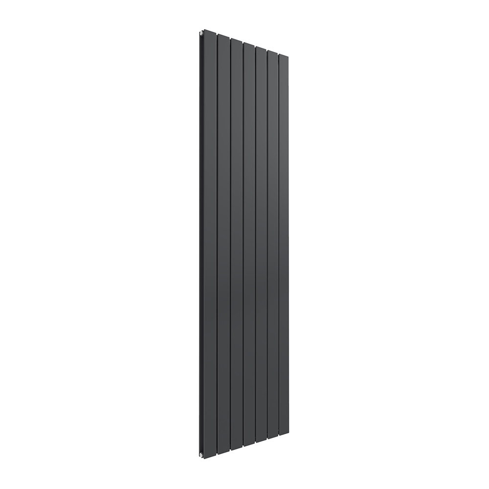 Reina Flat Vertical Designer Radiator, Anthracite, 1800mm x 514mm | Compare The Build