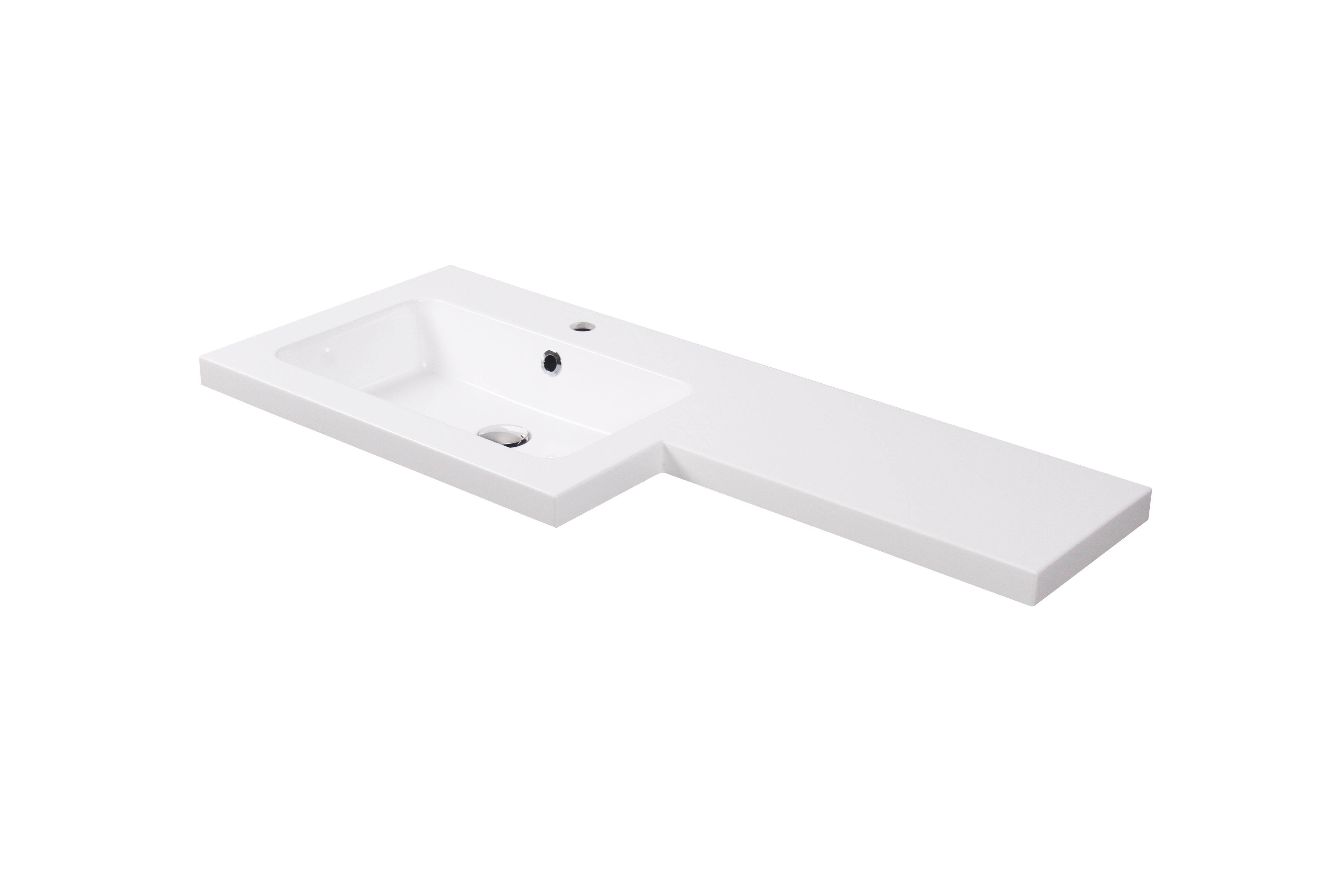 GoodHome Imandra Lh Resin Worktop With Integrated Basin (W)1104mm Price Comparisons | Compare The Build