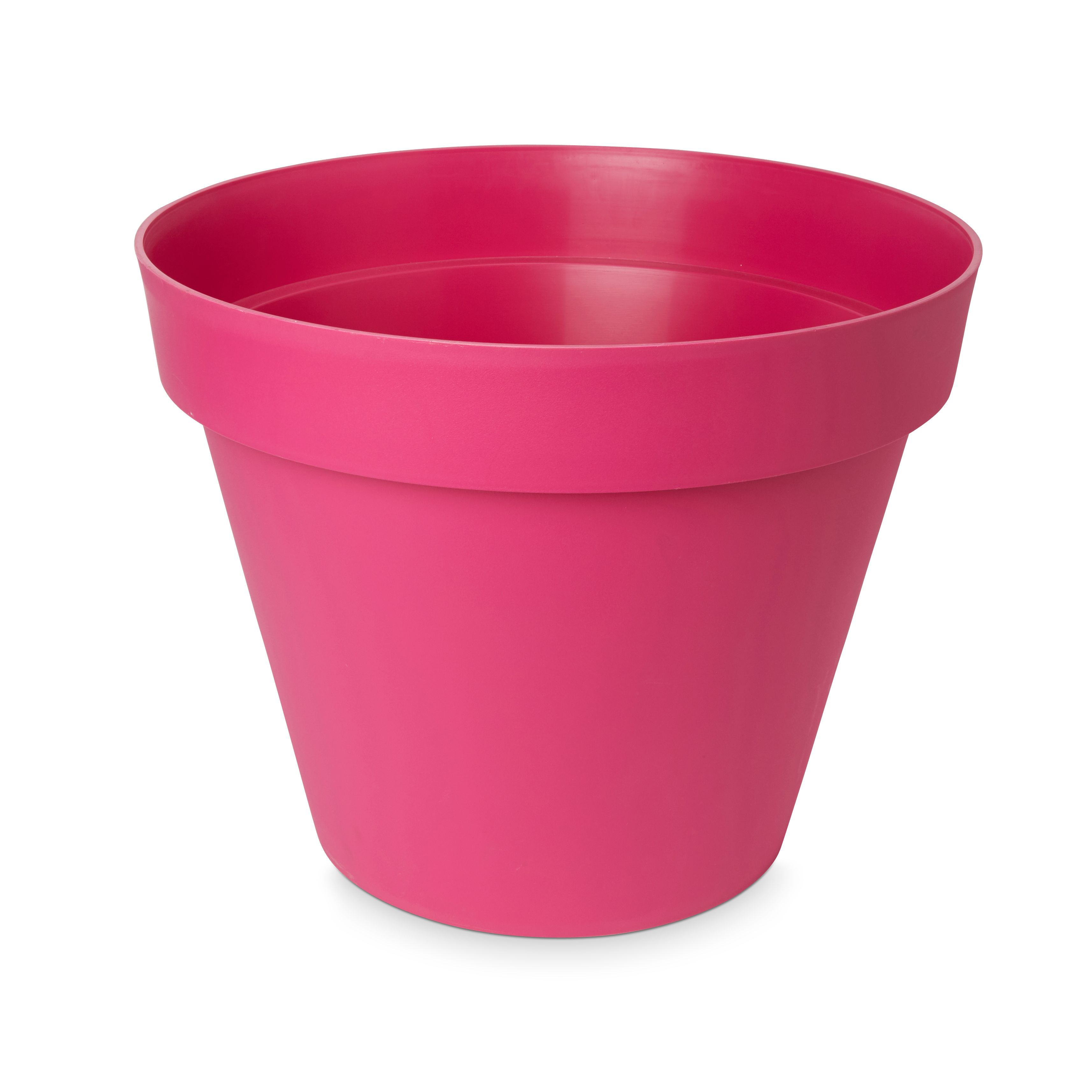 Verve Nurgul Pink Plastic Round Plant Pot (Dia)58Cm Price Comparisons | Compare The Build