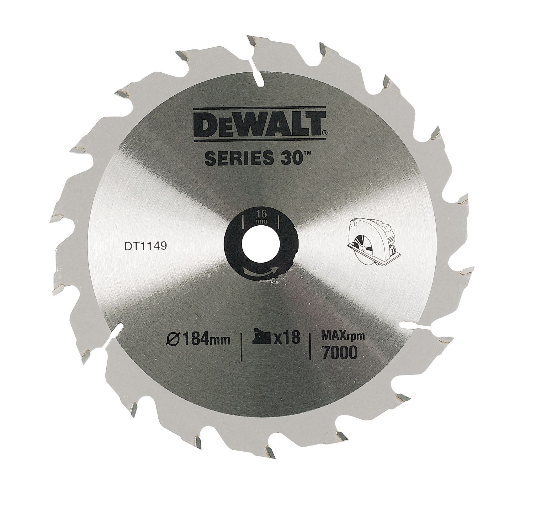 Dewalt 18T Circular Saw Blade (Dia)184mm Price Comparisons | Compare The Build