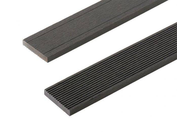 Composite Skirting Trim 2200mm x 55mm x 10mm - Charcoal | Compare The Build