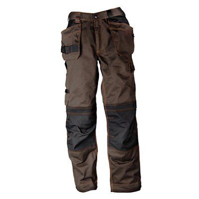 Rigour Tradesman Black & Brown Trousers, Xl W38" L31.89" Price Comparisons | Compare The Build