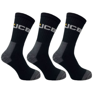 JCB JCBX000044Y Worker Socks - Pack of 3 Size 6 -11 Price Comparisons | Compare The Build