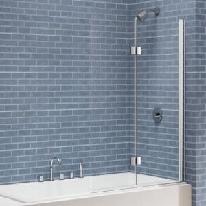 Nexa By Merlyn 6mm Double Folding Adjustable Bath Screen - 1500 x 1100mm Price Comparisons | Compare The Build