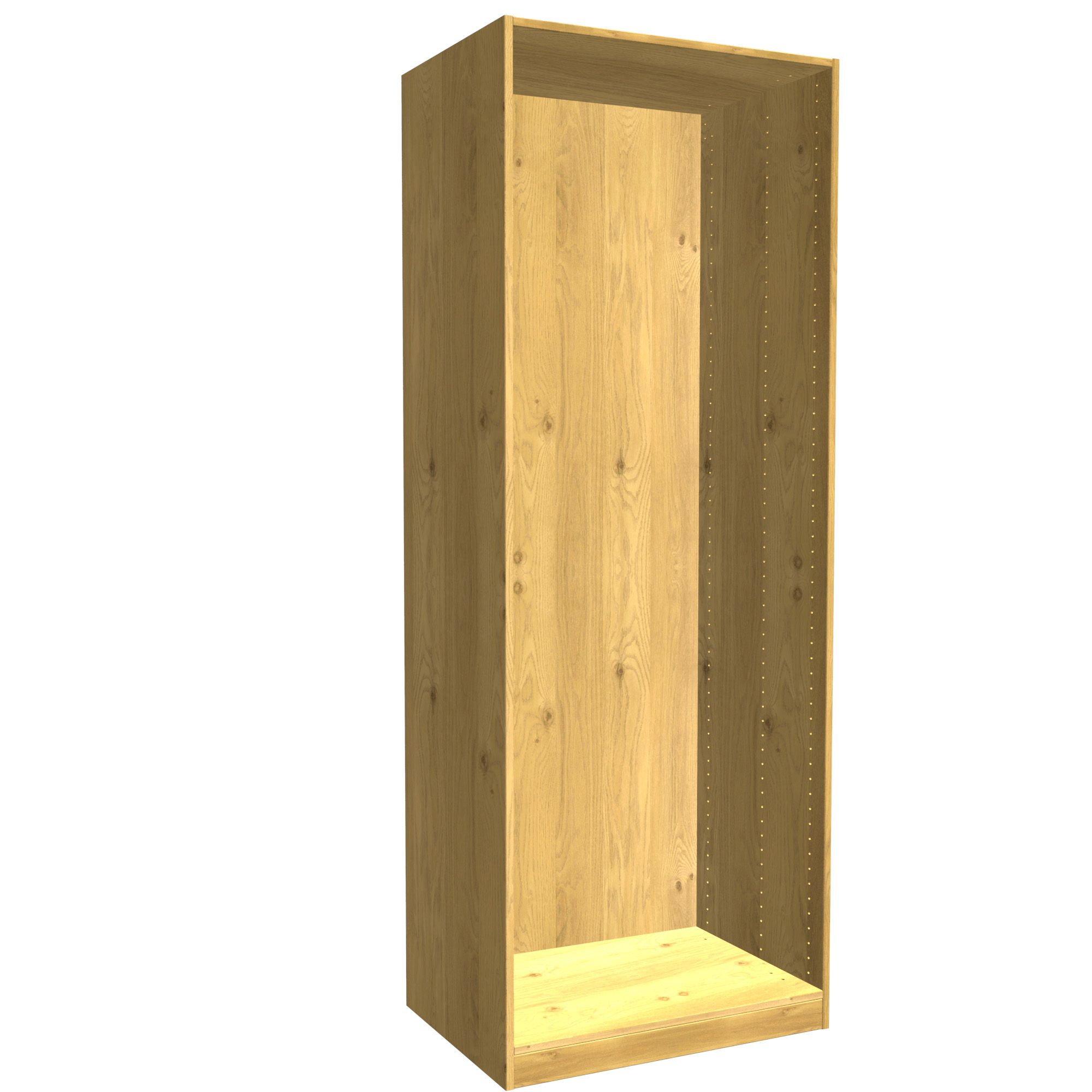 Form Darwin Modular Oak Effect Tall Wardrobe Cabinet (H)2356mm (W)750mm (D)566mm Price Comparisons | Compare The Build