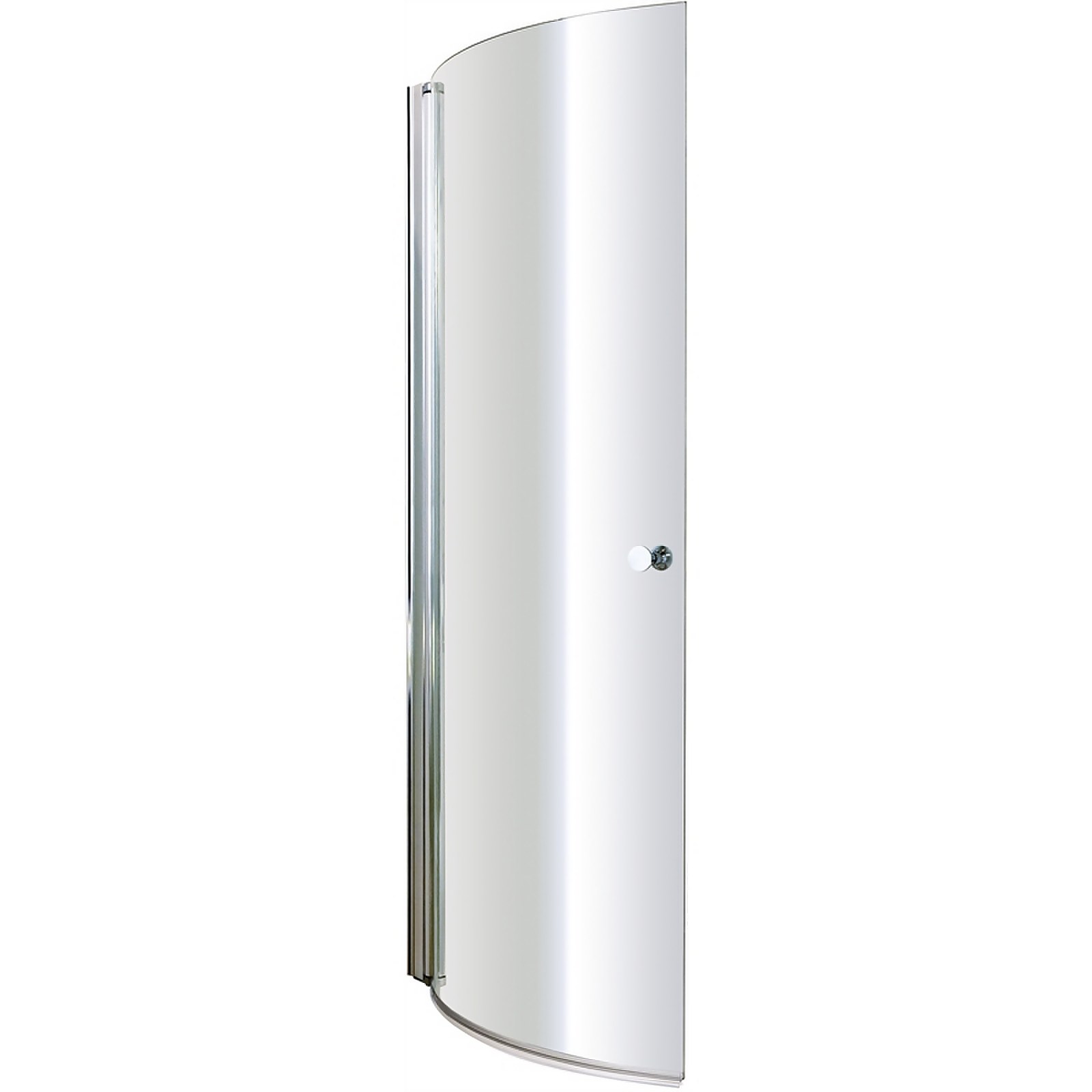 Balterley Curved P-Bath Screen with Knob - 6mm | Compare The Build