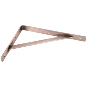 Heavy Duty Antique Copper Shelf Bracket - 400 x 270mm | Compare The Build