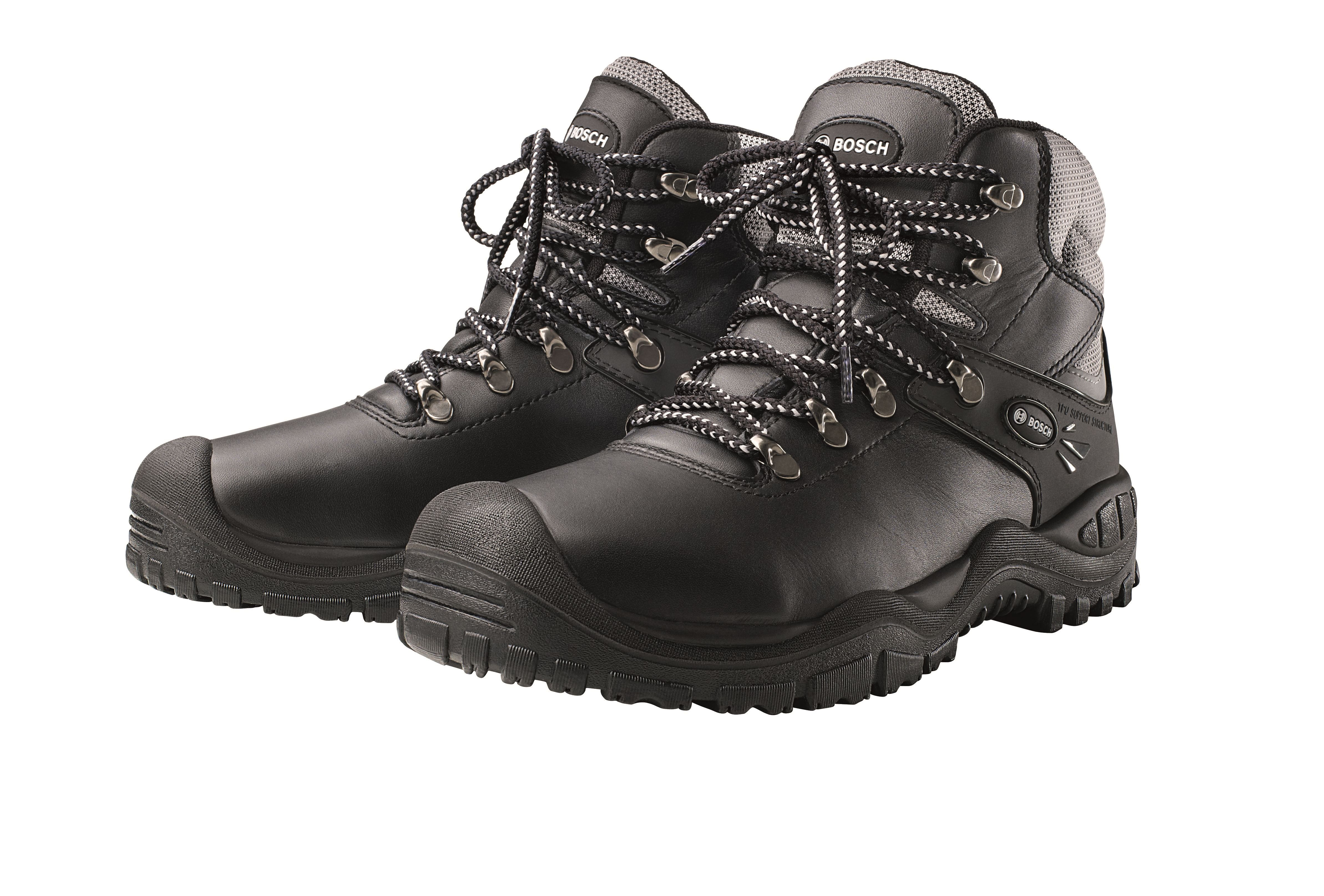 Bosch Wgb S3 Professional Grey & Black Safety Boots, Size 8 | Compare The Build