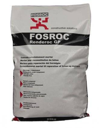 Fosroc Renderoc GP Concrete Grey 25kg Price Comparisons | Compare The Build