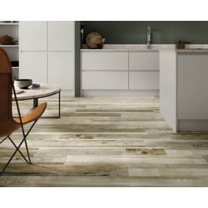 Wickes Boutique Kauri Natural Glazed Porcelain Wood Effect Wall & Floor Tile - 1140 x 200mm Price Comparisons | Compare The Build