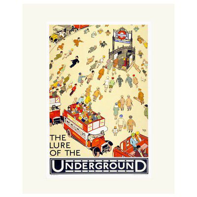 Arthouse The Lure Of The Underground Multicolour Canvas Art (H)500mm (W)400mm Price Comparisons | Compare The Build
