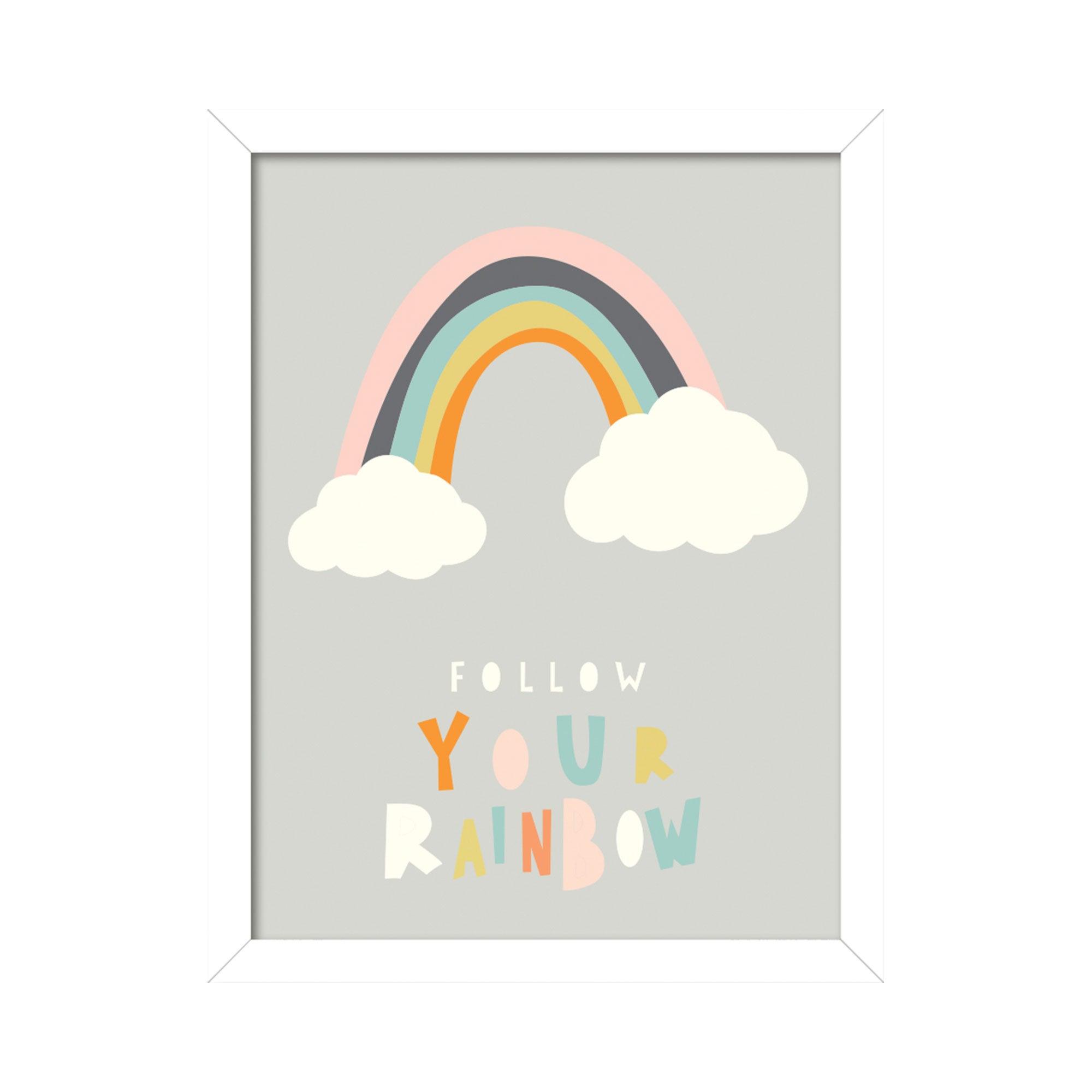 The Art Group Follow Your Rainbow Framed Print MultiColoured Price Comparisons | Compare The Build