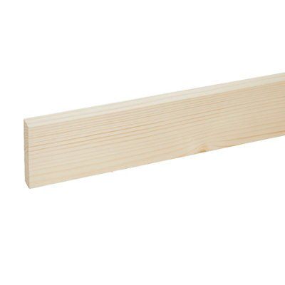 Smooth Planed Square edge Whitewood spruce Stick timber (L)2.4m (W)70mm (T)18mm Price Comparisons | Compare The Build