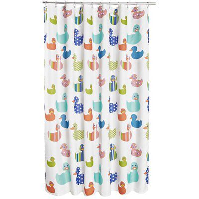 Multicolour Pepo Ducks Shower Curtain (L)2000mm Price Comparisons | Compare The Build