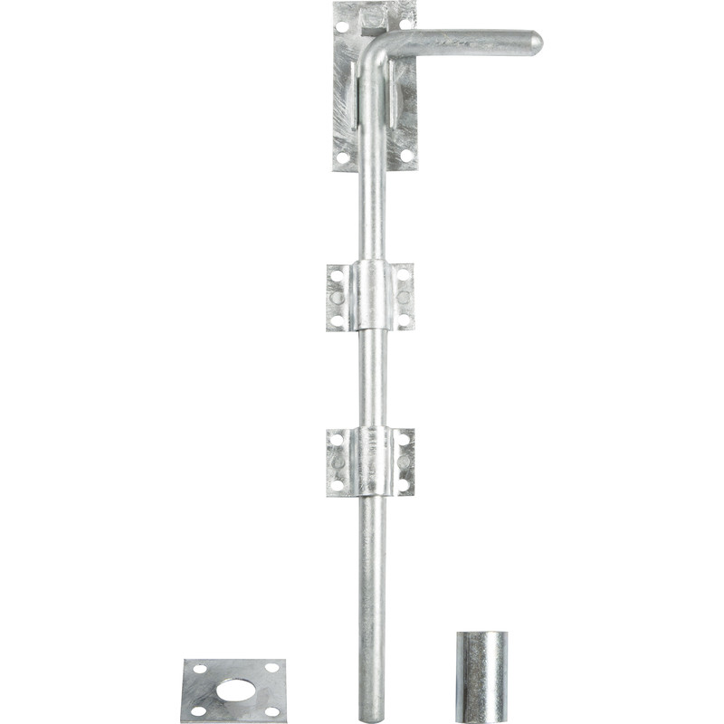 GateMate Garage Door Drop Bolt 300mm Galvanised in Silver Price Comparisons | Compare The Build
