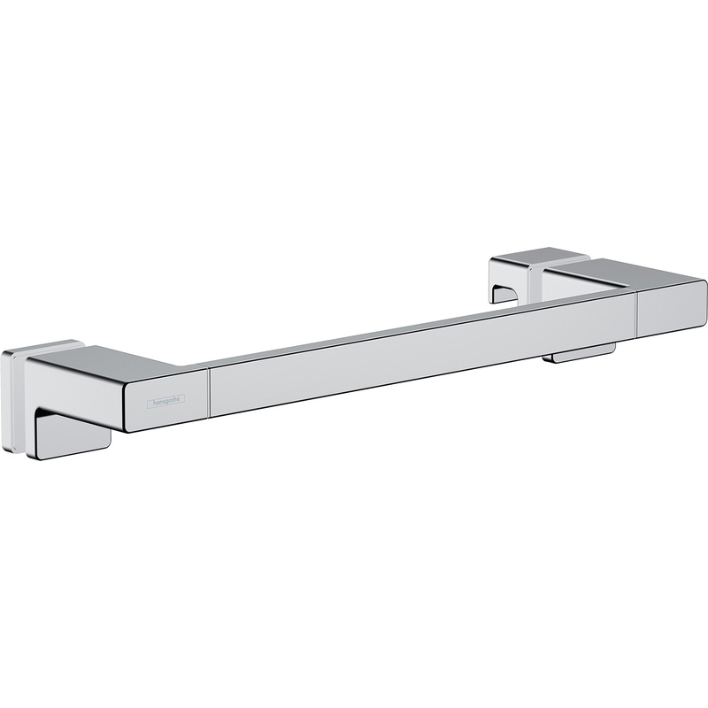 Hansgrohe AddStoris Shower Door Handle in Chrome Metal | Compare The Build