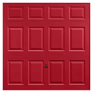 Garador Beaumont Panelled Framed Retractable Garage Door - Ruby Red - 2438 x 2136mm Price Comparisons | Compare The Build