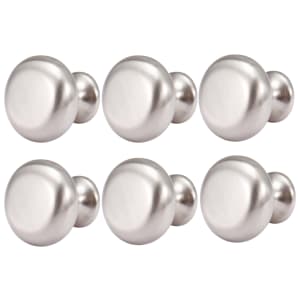 Circle Cabinet Knob Satin Nickel 30mm - Pack of 6 | Compare The Build