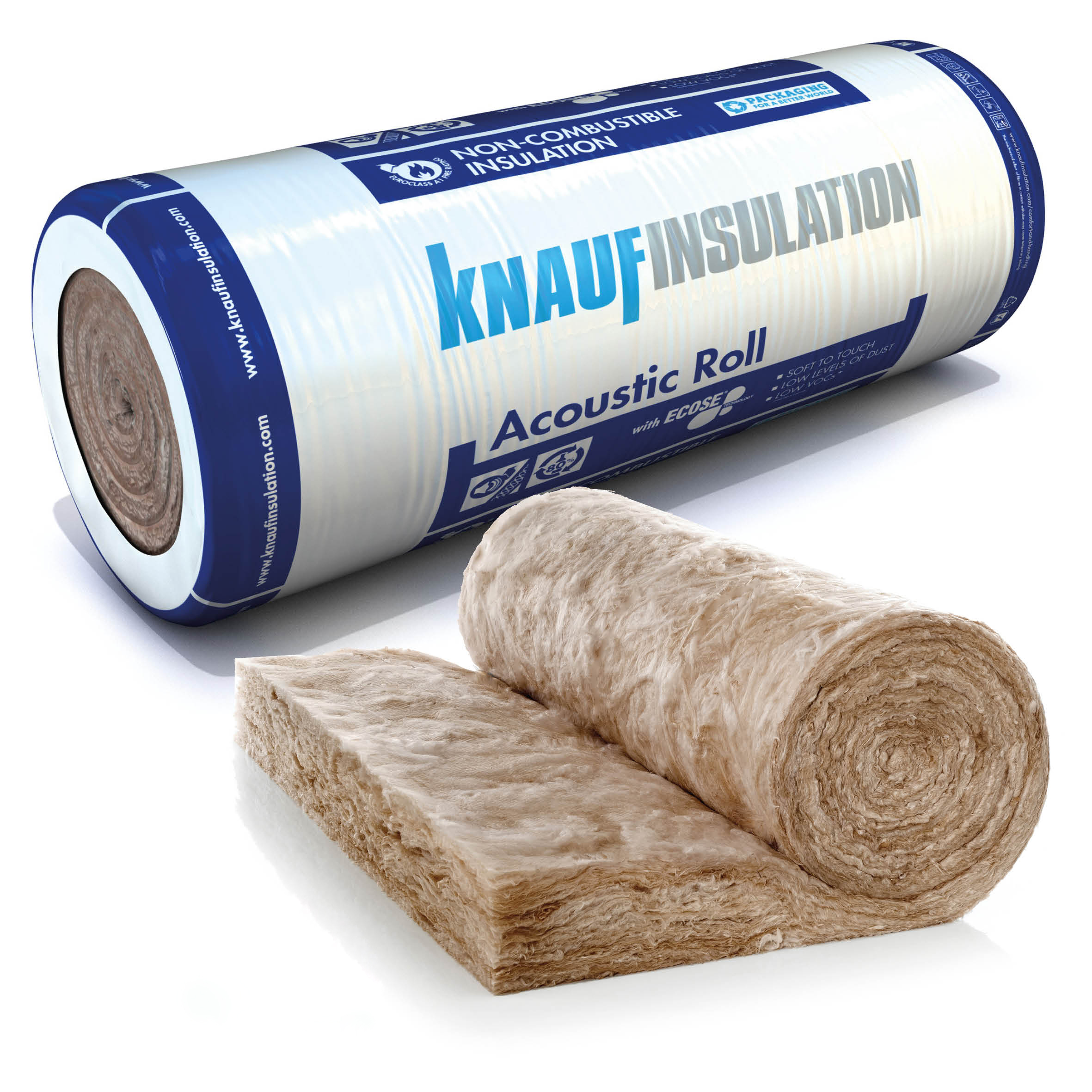 Knauf Acoustic Roll Ready Cut 50mm 13.50m 2 x 600 16.2m2 Per Pack | Compare The Build