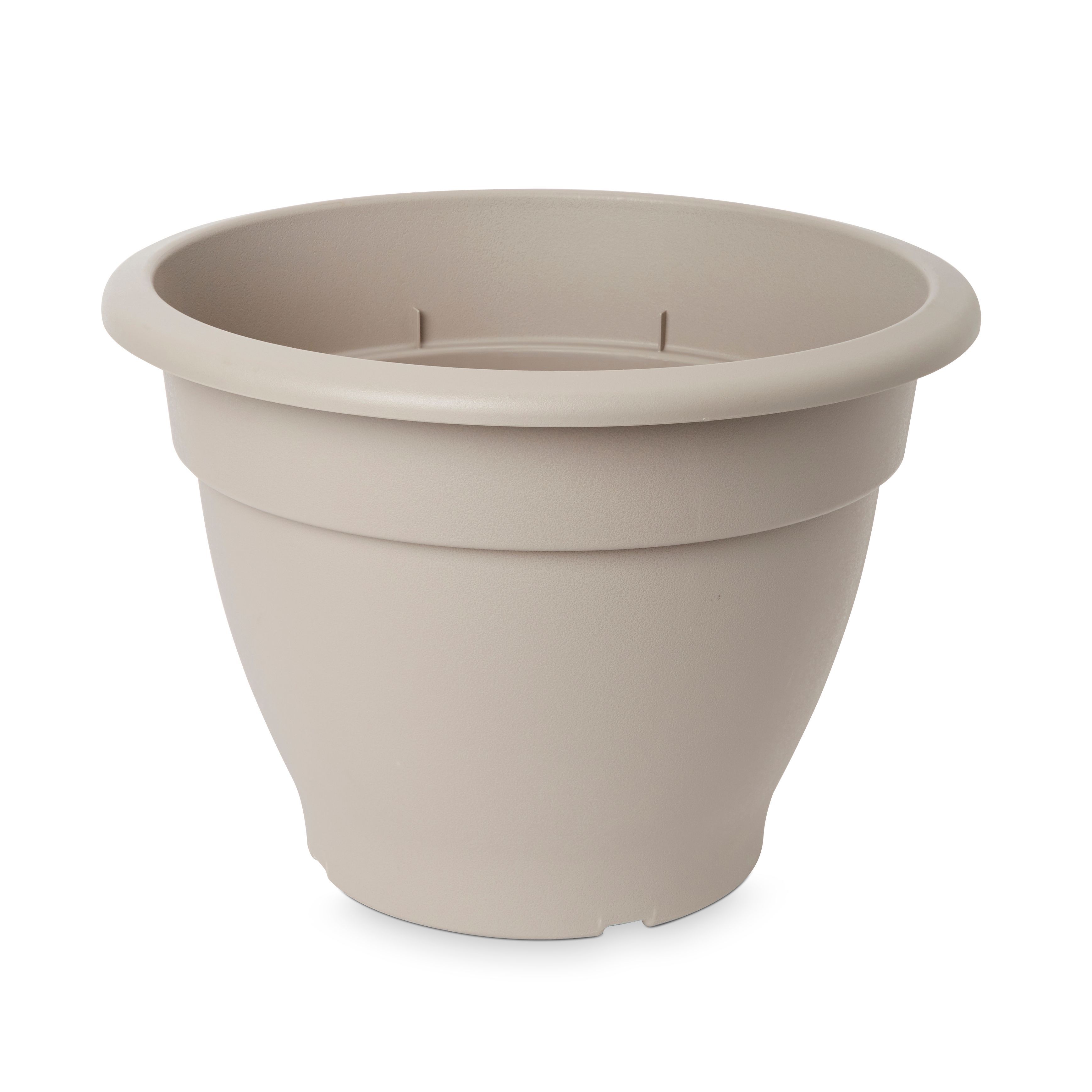 Blooma Florus Taupe Plastic Bell Circular Plant Pot (Dia)38Cm Price Comparisons | Compare The Build