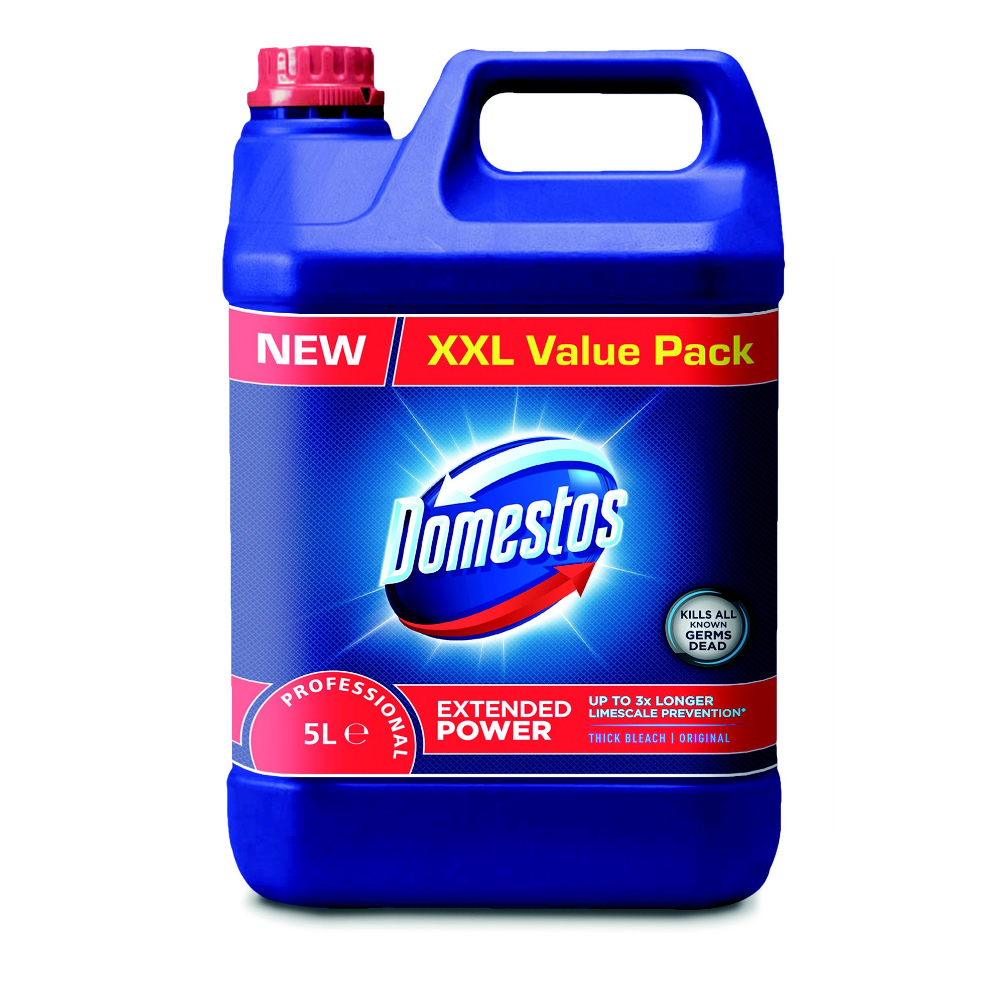 Domestos Washroom Surfaces & Toilets Unscented Bleach, 5L Price Comparisons | Compare The Build