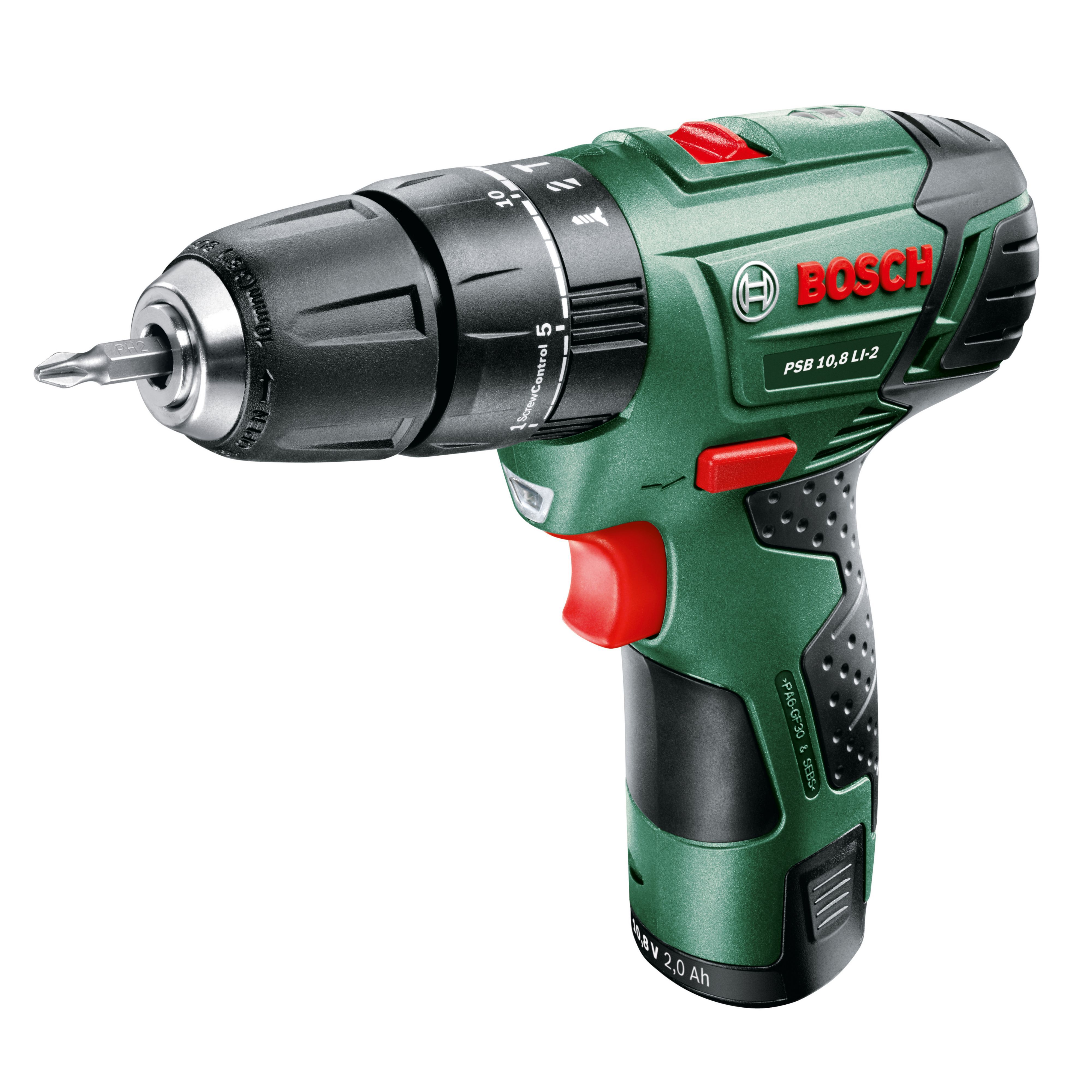 Bosch Cordless 10.8V 2Ah Li-Ion Brushed Hammer Drill 1 Battery Psb 1080 Li-2 Price Comparisons | Compare The Build