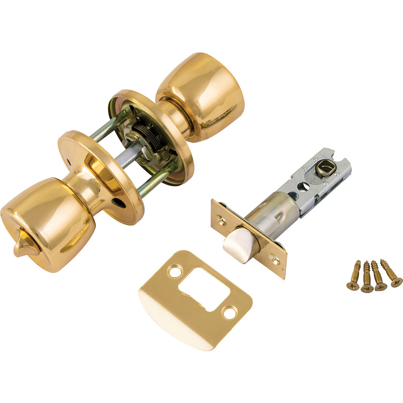 ERA Privacy Door Knob Set Brass in Gold Price Comparisons | Compare The Build