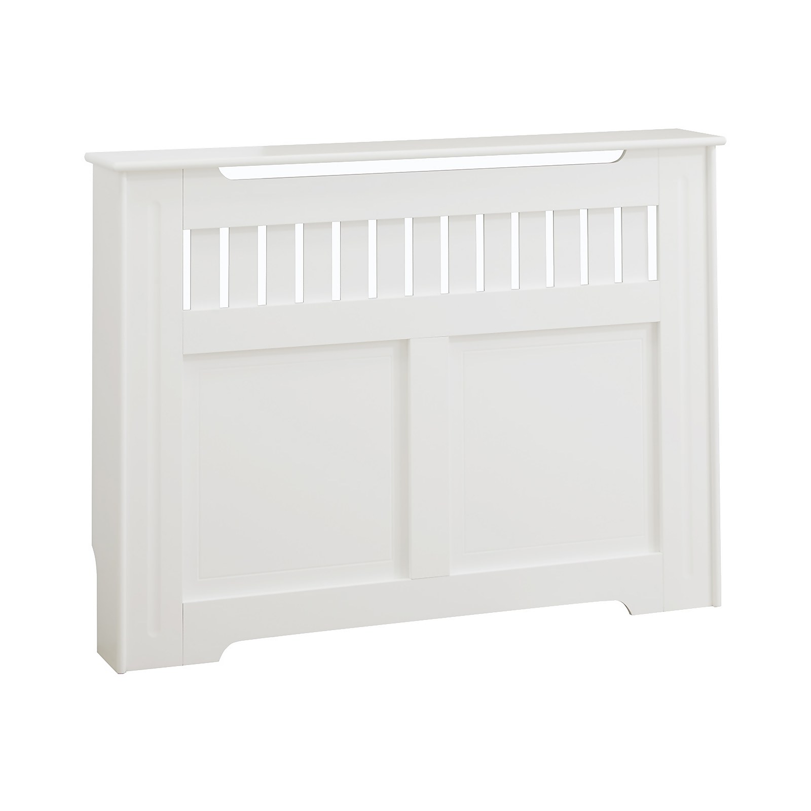 Lloyd Pascal Radiator Cover with Shaker Style in White - Medium | Compare The Build