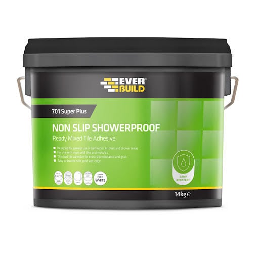 Everbuild 701 Non Slip Tile Adhesive - 14kg Price Comparisons | Compare The Build