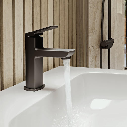 Aqualisa Downtown Basin Mixer Tap - Matt Black Price Comparisons | Compare The Build