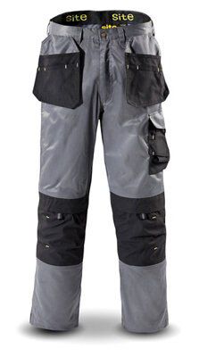 Site Retriever Dark Grey Trousers, W38" L32" Price Comparisons | Compare The Build