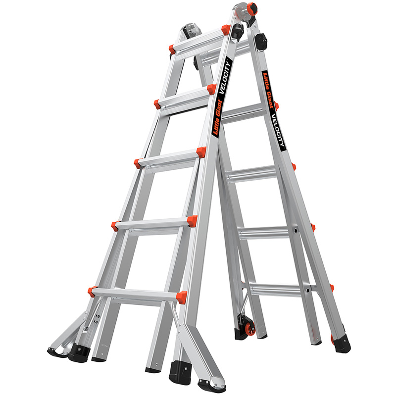 Little Giant Velocity Series 2.0 Multi-purpose Ladder 5 Rung Aluminium Price Comparisons | Compare The Build