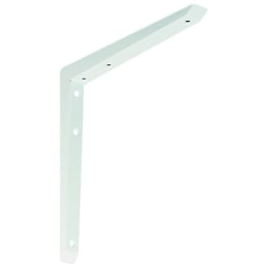 Mitred White Shelf Bracket - 250 x 250mm Price Comparisons | Compare The Build