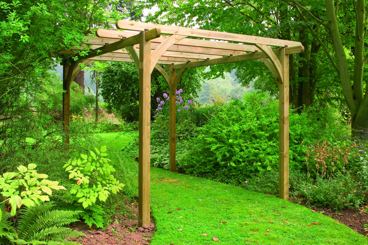 Timber Ultima Pergola Kit 2400mm x 2400mm Pressure Treated Price Comparisons | Compare The Build