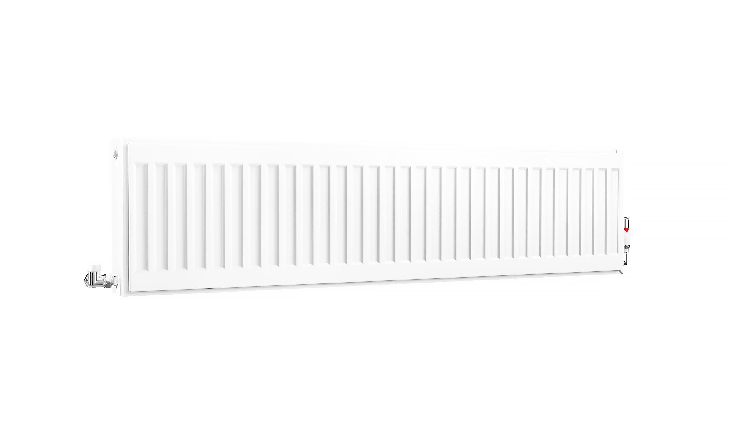 Kartell K-Rad Compact Horizontal Radiator, White, 300mm x 1200mm - Double Panel, Double Convector Price Comparisons | Compare The Build