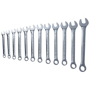 Wickes Heavy Duty Chrome Plated 12 Piece Combination Spanner Set Price Comparisons | Compare The Build