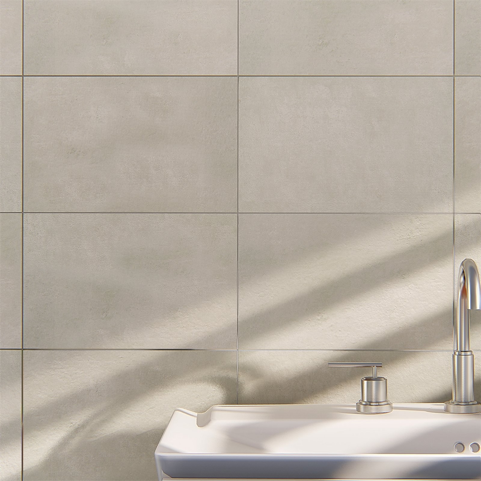 Ashbourne Chalk Ceramic Wall Tile 250 x 400mm - 1sqm Pack Price Comparisons | Compare The Build