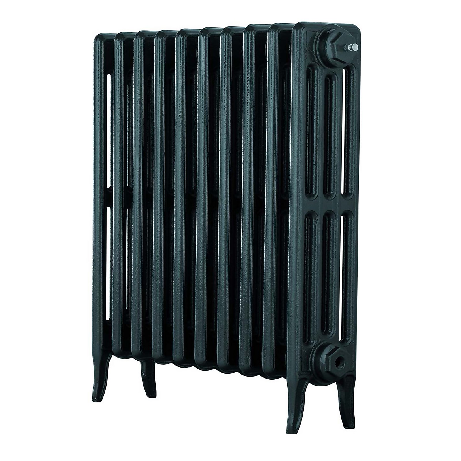 Arroll 4 Column Cast Iron Radiator 634 X 660 - Anthracite | Compare The Build