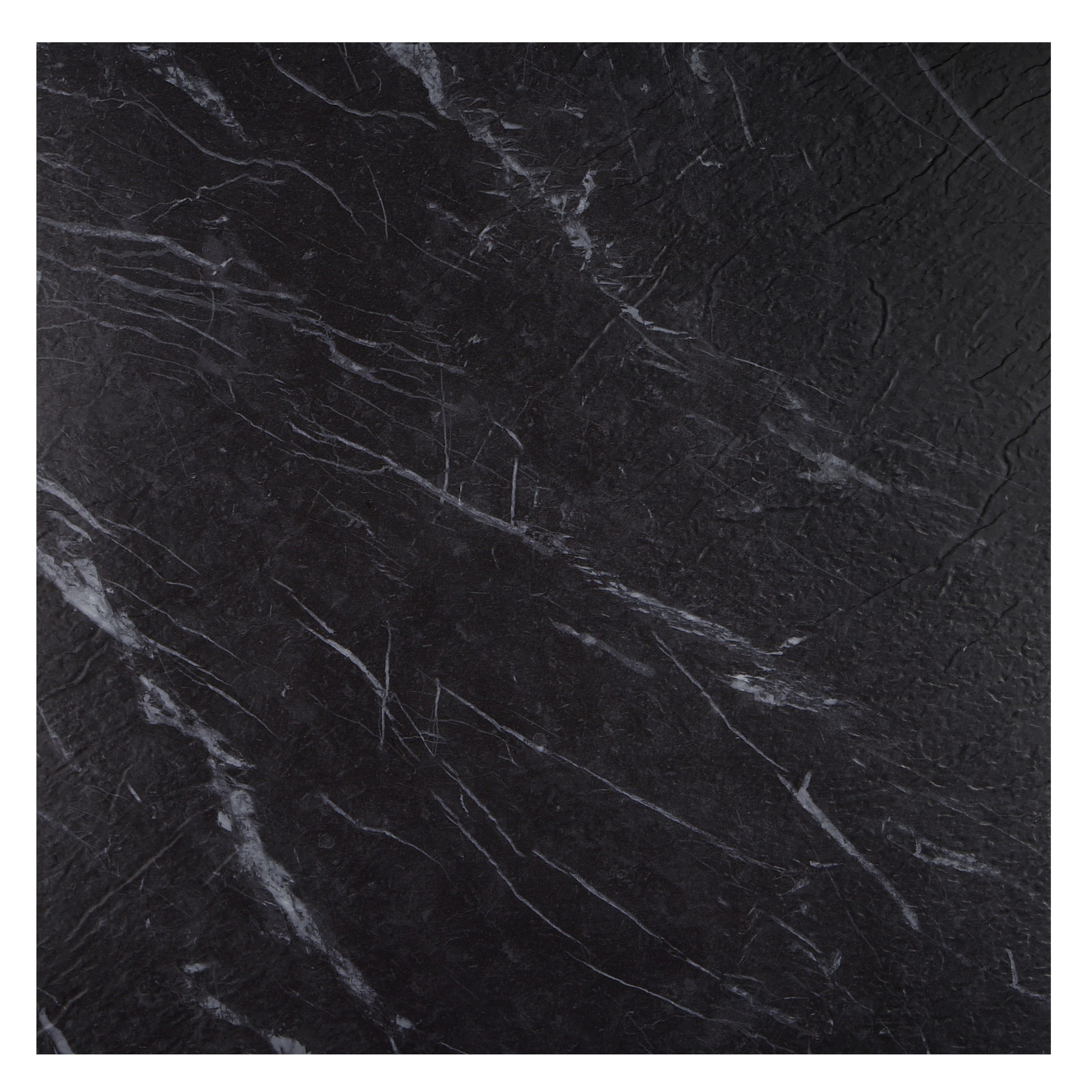 Colours Black Marble Effect Vinyl Tile, Pack Of 11 Price Comparisons | Compare The Build