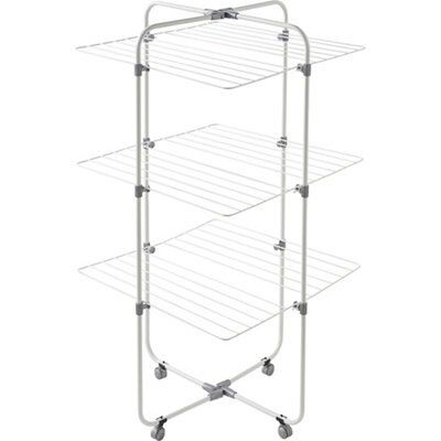 GoodHome Foldable Grey & White Airer, 25M Price Comparisons | Compare The Build