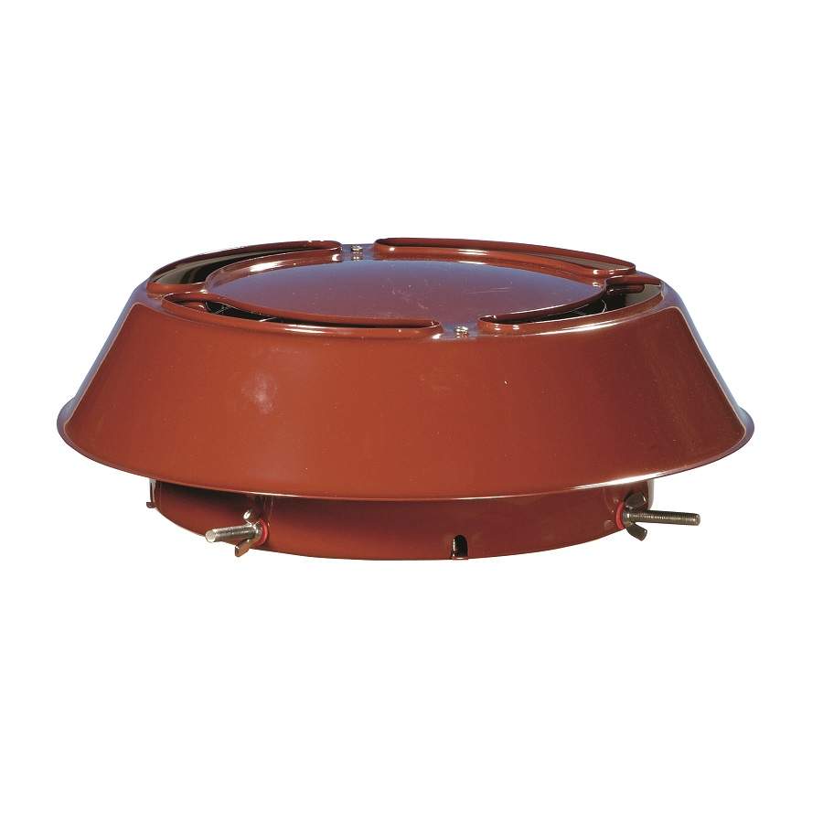 Colt Cowls Colt Top Trade Anti-Downdraught Cowl - 80mm to 250mm Terracotta Aluminium Stainless Steel CTAP0001T Price Comparisons | Compare The Build
