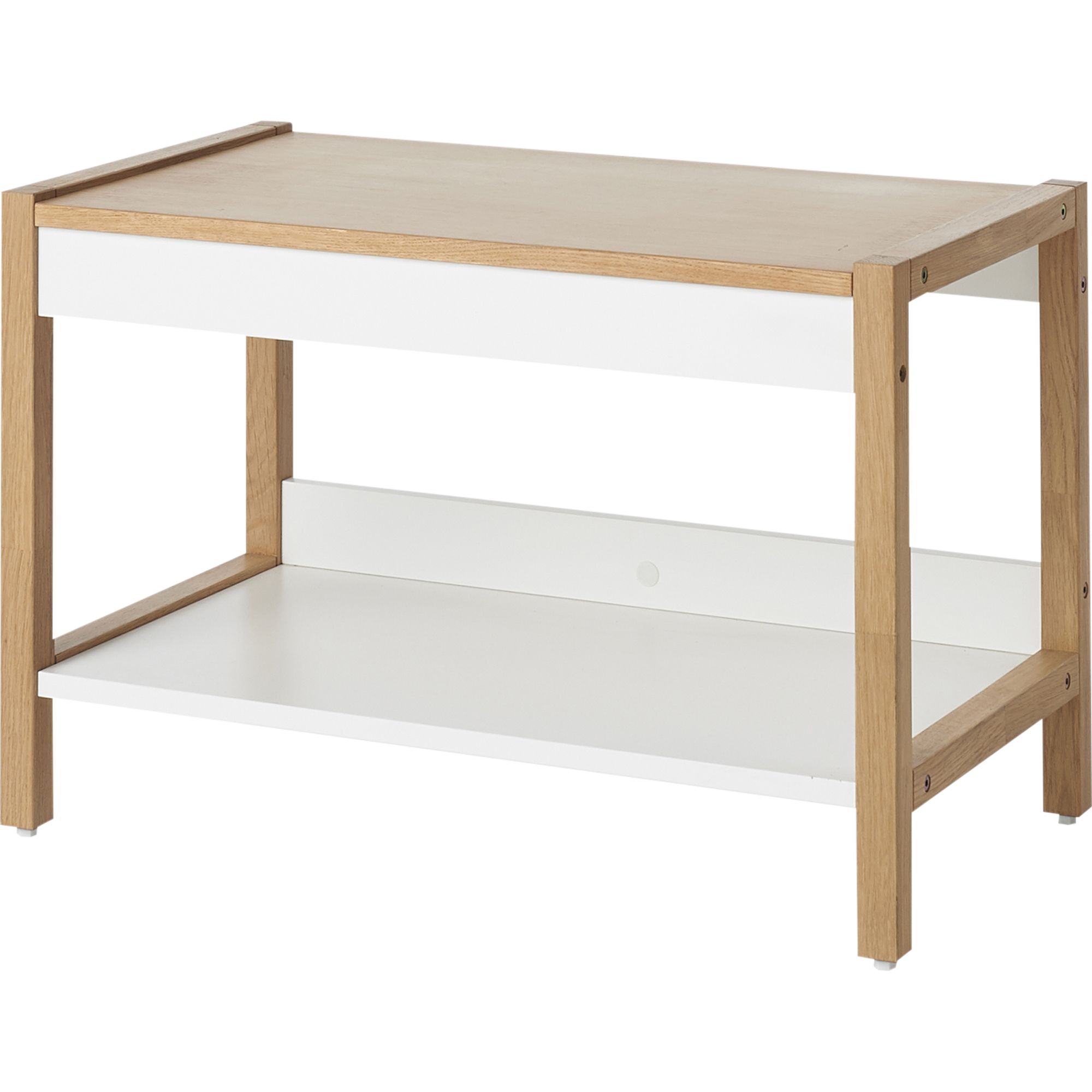 GoodHome Nantua Wooden White Bench Price Comparisons | Compare The Build