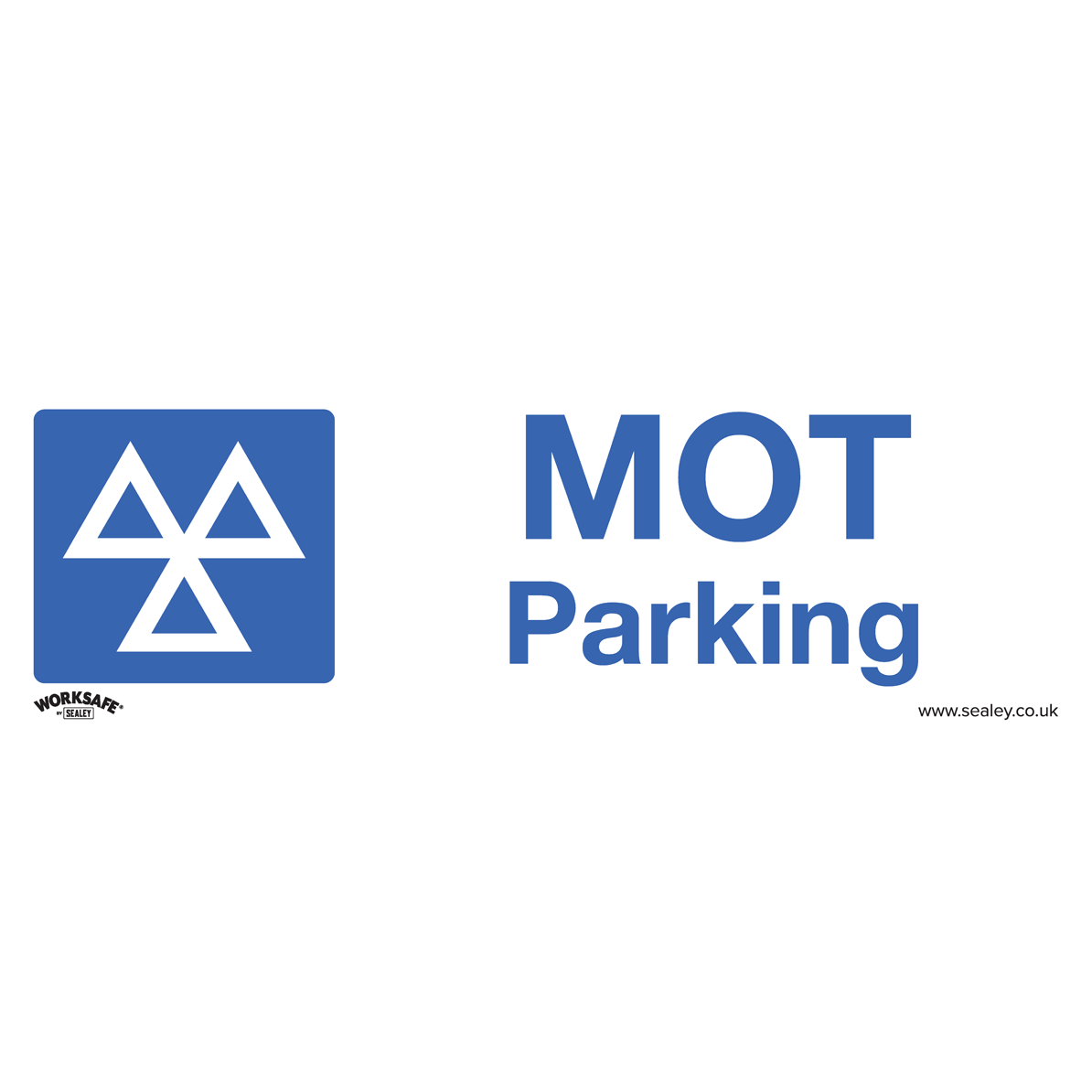 Sealey Self Adhesive Vinyl MOT Parking Sign Pack of 10 300mm 100mm Standard Price Comparisons | Compare The Build