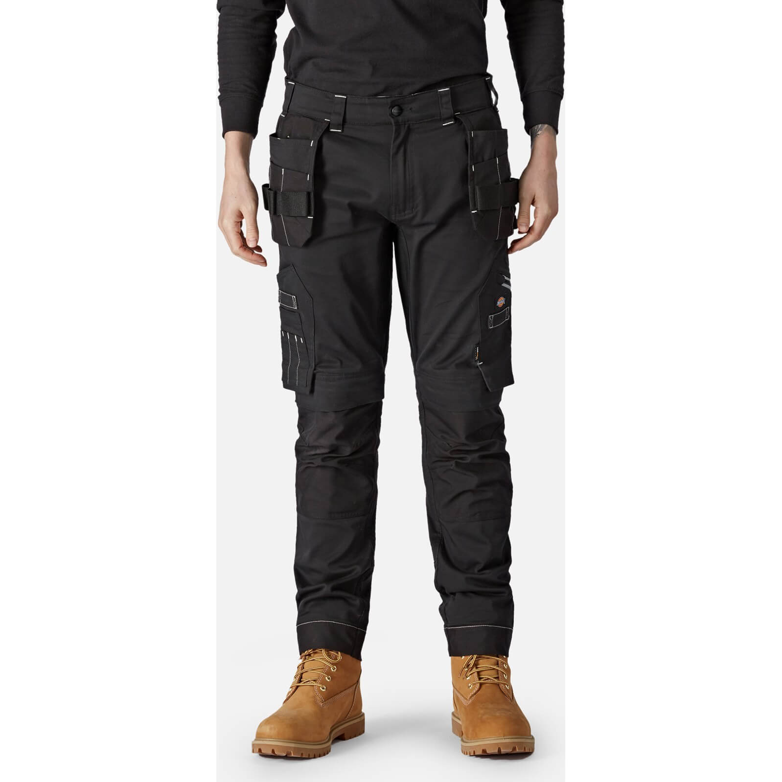 Dickies Holster Universal Flex Trousers Black 32" 30" | Compare The Build