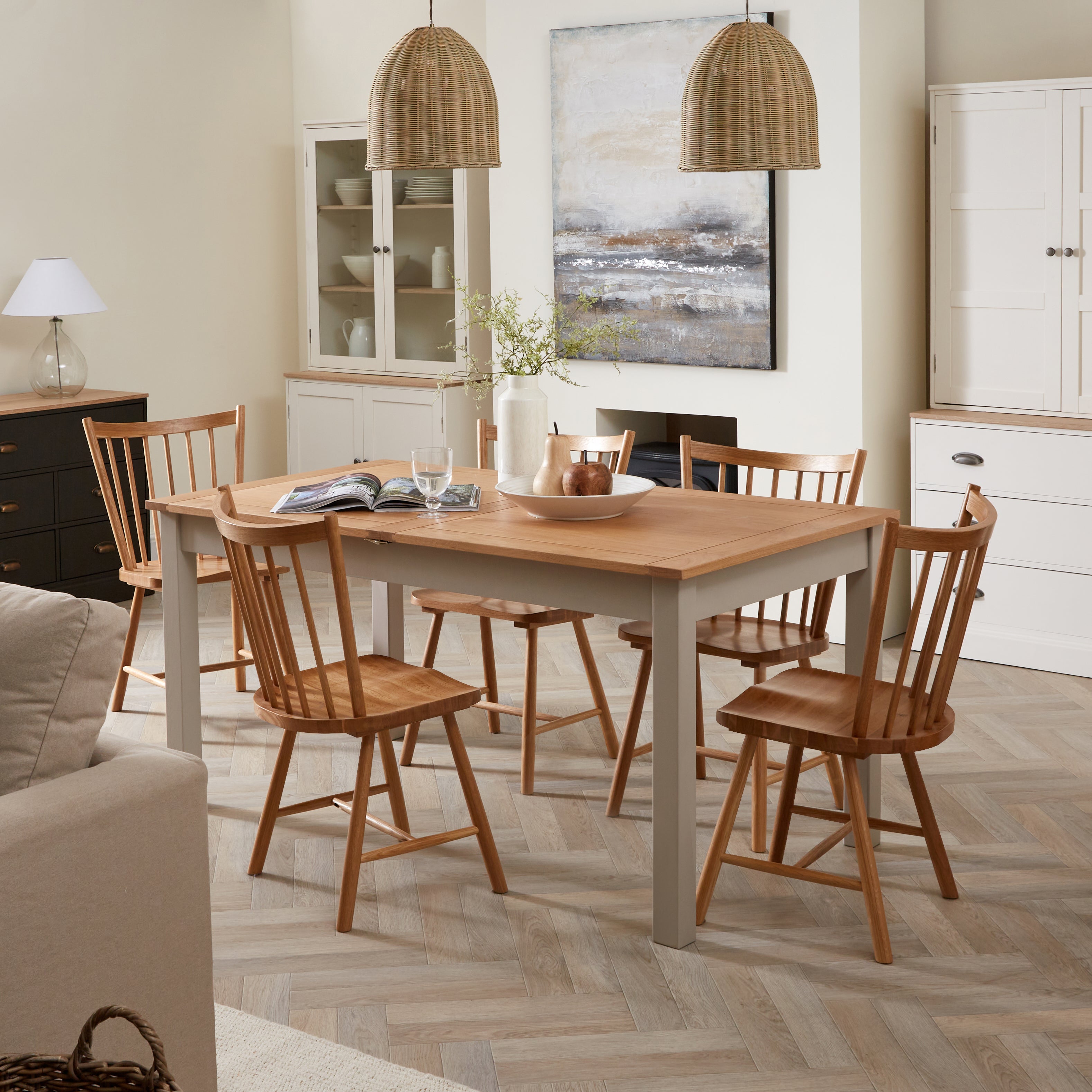 Clifford Extending Dining Table Grey Price Comparisons | Compare The Build