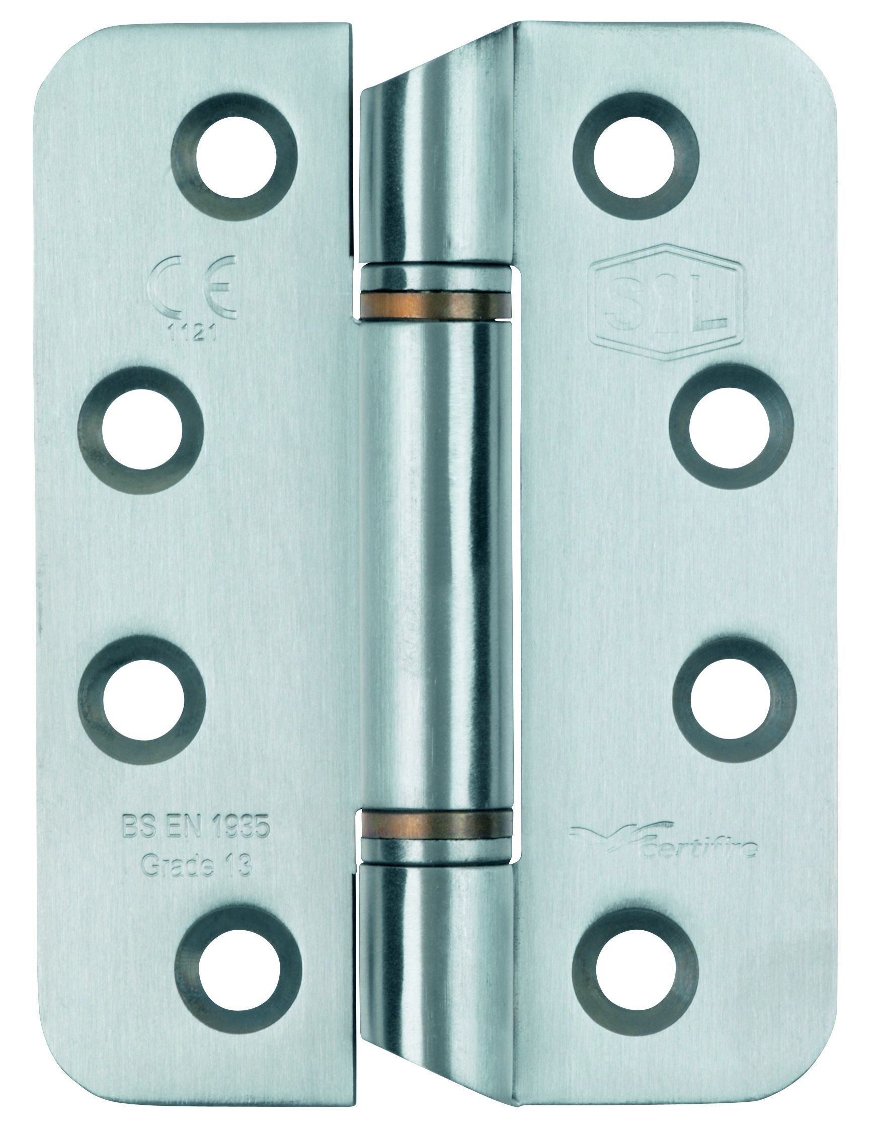 Smith & Locke Satin Grade 13 Fire Door Hinge, Pack Of 2 Price Comparisons | Compare The Build