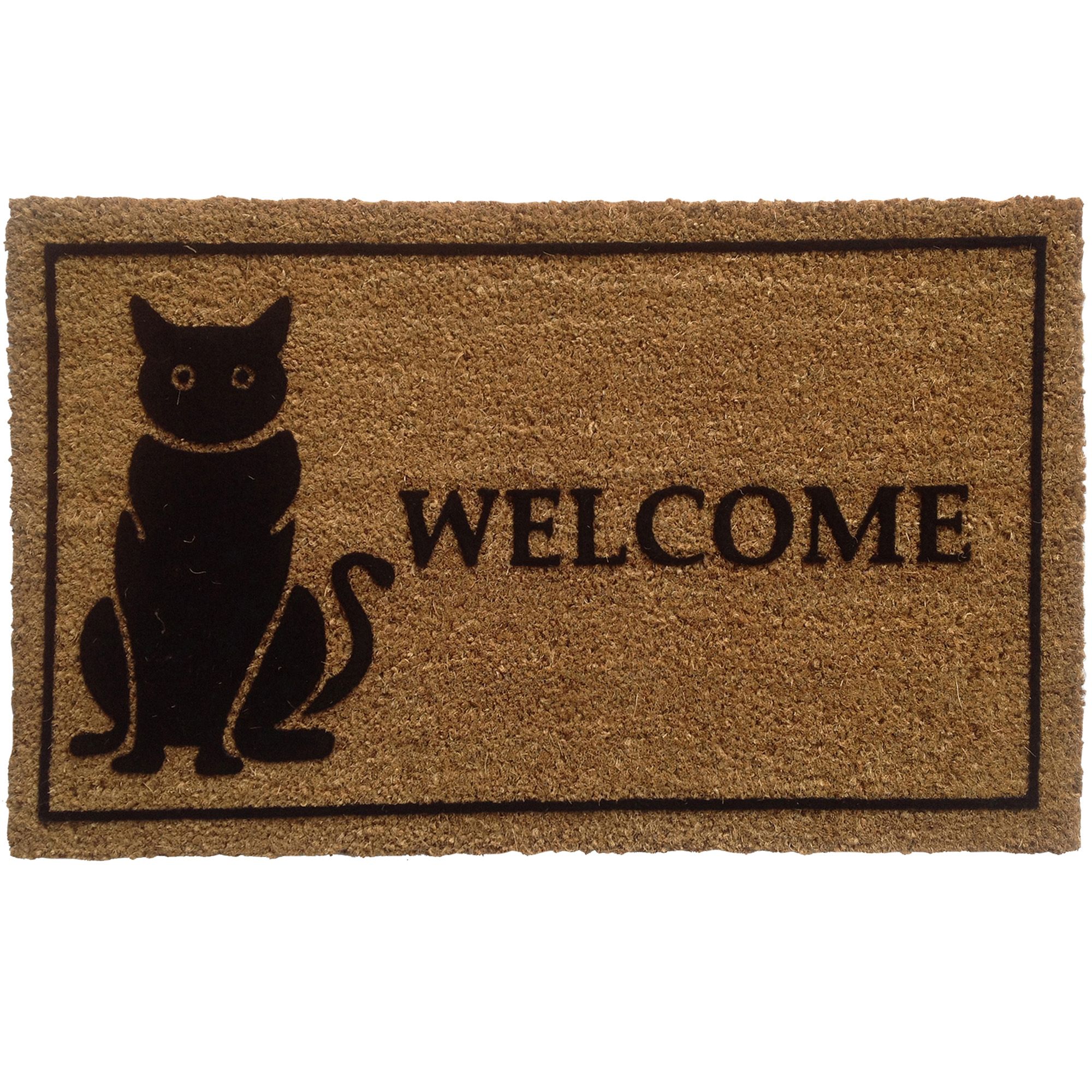 Colours Black & Natural Rectangular Door Mat, 75Cm X 45Cm Price Comparisons | Compare The Build